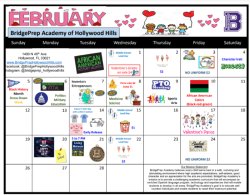 FEBRUARY CALENDAR